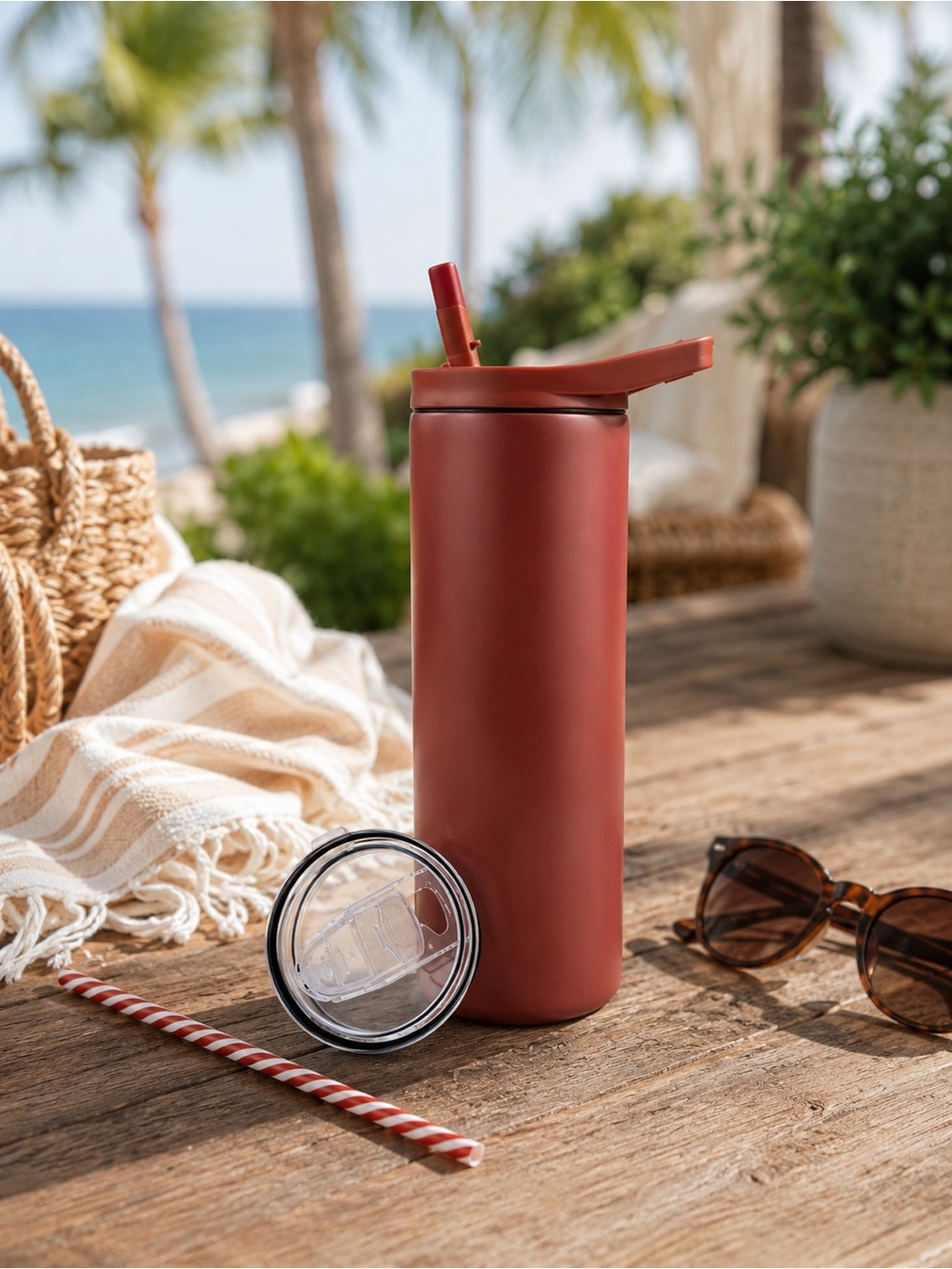 20 oz Duo Skinny Tumbler HOGG Cranberry Spice
